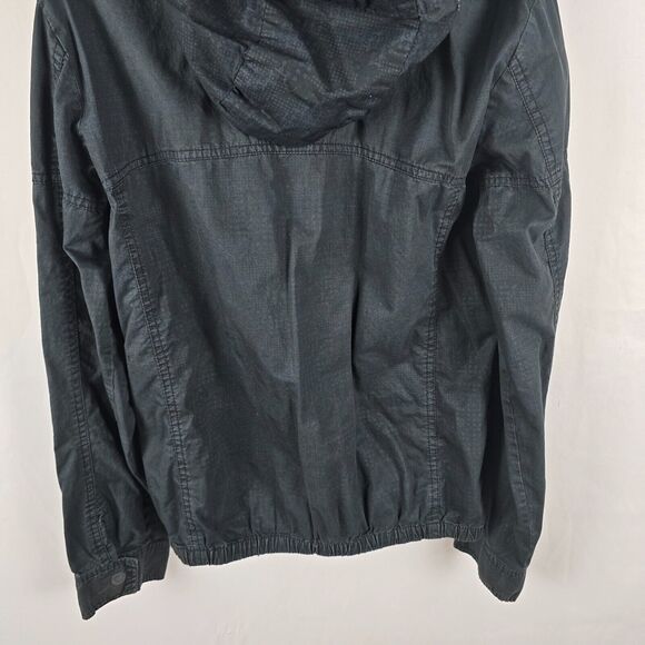 Bench Utility Jacket Men's Medium Full Zip Up Hooded Navy Blue - Picture 7 of 16